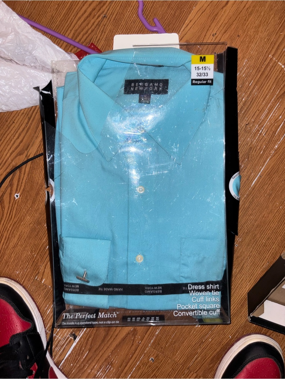 Men’s Turquoise Dress Shirt - Regular Fit